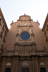 the monestary at montserrat near barcelona, spain