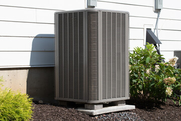 air conditioner near the new house cold fan install supply
