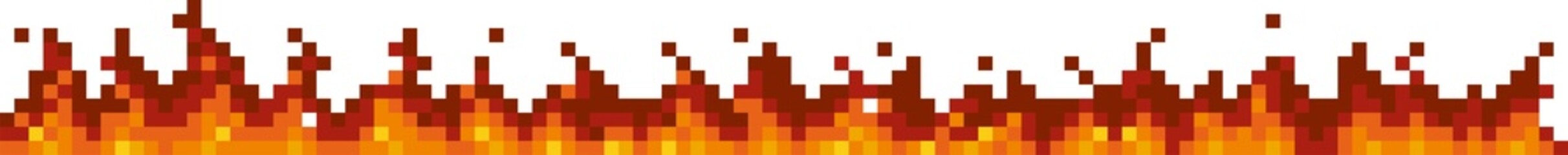 Energy heat explosion, flammable fire 8 bit effect