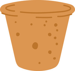 Biodegradable nursery pot for seed starting growth