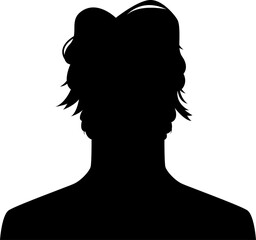 Social media user profile avatar of young woman