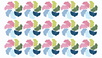 abstract background swatches with elegant minimal labels. Modern colorful textures collection. Pink,
 green, turquoise color. Trendy repeatable design. A seamless vector background. Floral pattern.
