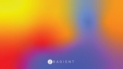 Modern and soft abstract gradient background