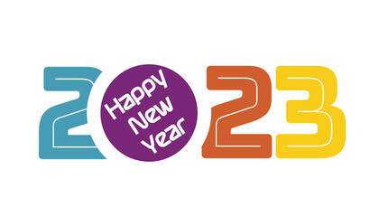 idea and concept think Creativity modern  2023 Happy New Year posters set. Design templates with  logo 2023 for celebration and season decoration. minimalistic trendy backgrounds