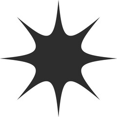 Glitter and flare effect star sparkle twinkle sign