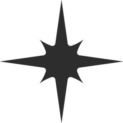 Obraz premium Shimmer of falling Christmas star, sparkle effect