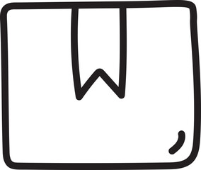 Online Shop Doodle Icon