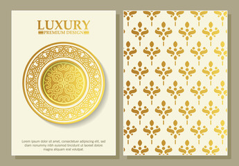 luxury mandala style greeting card