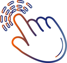 Click Arrow Pointer Doodle Icon