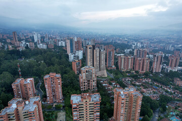 Downtown Medellin Colombia on a cloudy day 9