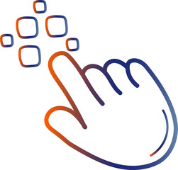 Click Arrow Pointer Doodle Icon