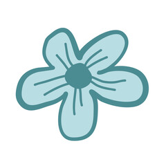 Doodle Mini flower plant shape