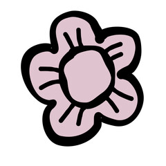 Doodle Mini flower plant shape