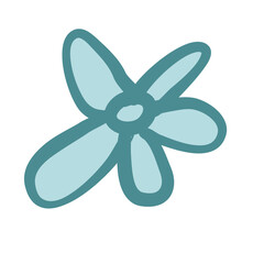 Doodle Mini flower plant shape