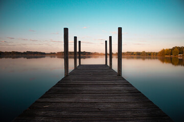 Fototapeta premium pier in the morning