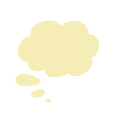 Speech bubble message line doodle