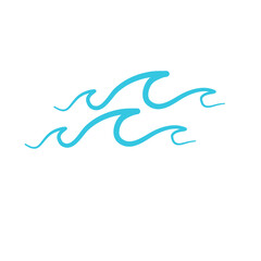 line water waves icon