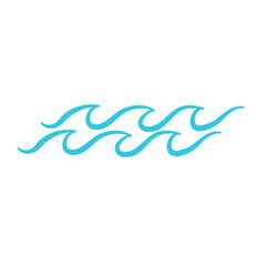 line water waves icon