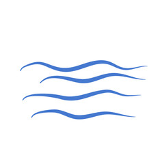 line water waves icon