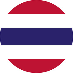 Thailand flag icon sign