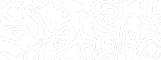 The black on white contours vector topography stylized height of the lines. The concept of a conditional geography scheme and the terrain path. Ultra wide. Map on land vector terrain Illustration.