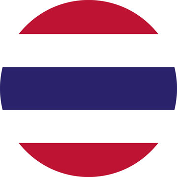 Thailand flag icon sign