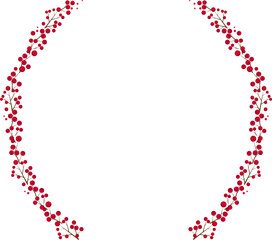 Autumn leaves frames. Autumnal wreath with colorful leaves flat icon design