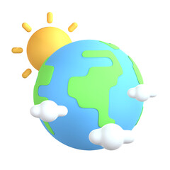 3  icon illustration earth and sun