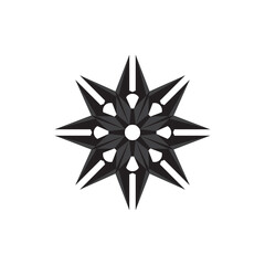 Obraz premium 3D Rotation Y letter logo, Star logo design vector