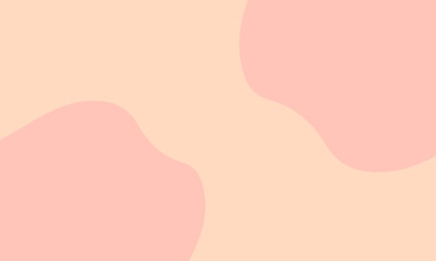 cream background with peach blob abstract