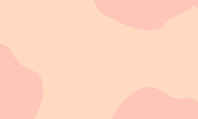 cream background with peach blob abstract