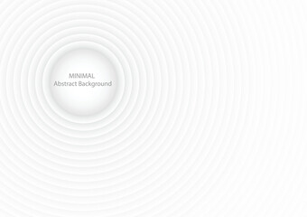 minimal circle black and white abstract background