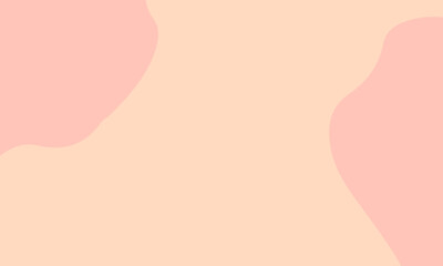 cream background with peach blob abstract