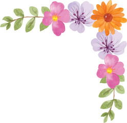 Fototapeta premium Floral Watercolor