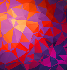 Colorful polygon background or frame. Abstract Rectangle Geometrical Background. Geometric design for business presentations or web