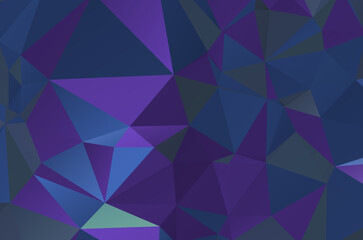 Colorful abstract geometric background with triangular polygons. Colorful mosaic of triangle.