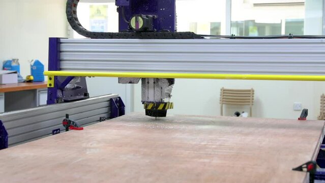 Cutting wood with CNC machine design and programming