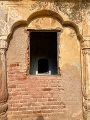 Fototapeta premium ALWAR, INDIA - OCTOBER 11: City Palace on October 11, 2021 in Alwar, India. The former maharaja palace is the home of the city offices 