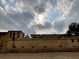 City Palace on October 11, 2021 in Alwar, India. The former maharaja palace is the home of the city offices
