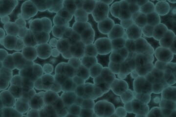 beautiful creative light blue huge amount of biological bacteria digitally made texture background illustration
