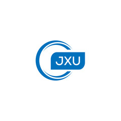 JXU letter design for logo and icon.JXU typography for technology, business and real estate brand.JXU monogram logo.