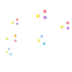 Social media marketing icons internet tags target