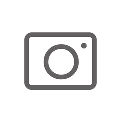 camera icon. Perfect for mobile icon or user interface applications. vector sign and symbol