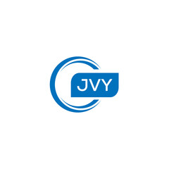 JVY letter design for logo and icon.JVY typography for technology, business and real estate brand.JVY monogram logo.