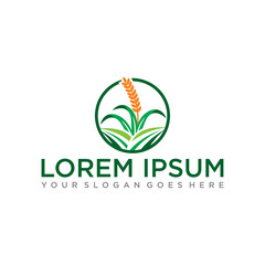 farm logo , agriculture logo vector
