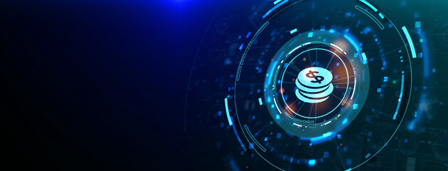 Business, Technology, Internet and network concept. ICO Initial Coin Offering. 3d illustration 