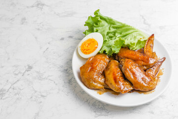 鶏手羽先の照り焼き