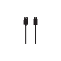 Usb cable icon vector