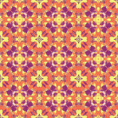 Retro abstract Colorful pattern with Spiral Swirl Hippie for fabric design, textiles, poster. Grunge abstract background. Liquid Marble texture. Colored Pattern.