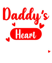 Daddy's Little Heartbreakeris a vector design for printing on various surfaces like t shirt, mug etc.

